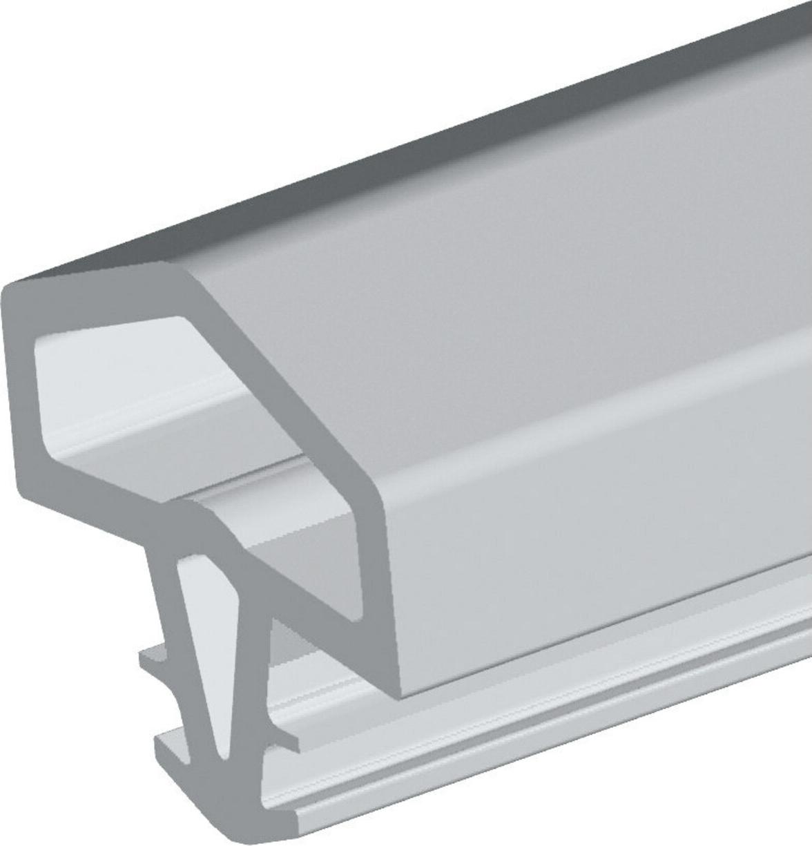 Elton Transchlagdichtung 0680 DIY Lnge 5 m zum Einfrsen PVC blank schwarz 0500154