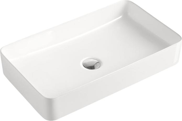 Beitz & Walz AqvaCeramica Aufsatzbecken "SlimRim" o. Überl. 605 x 350 mm mattweiß 31724401