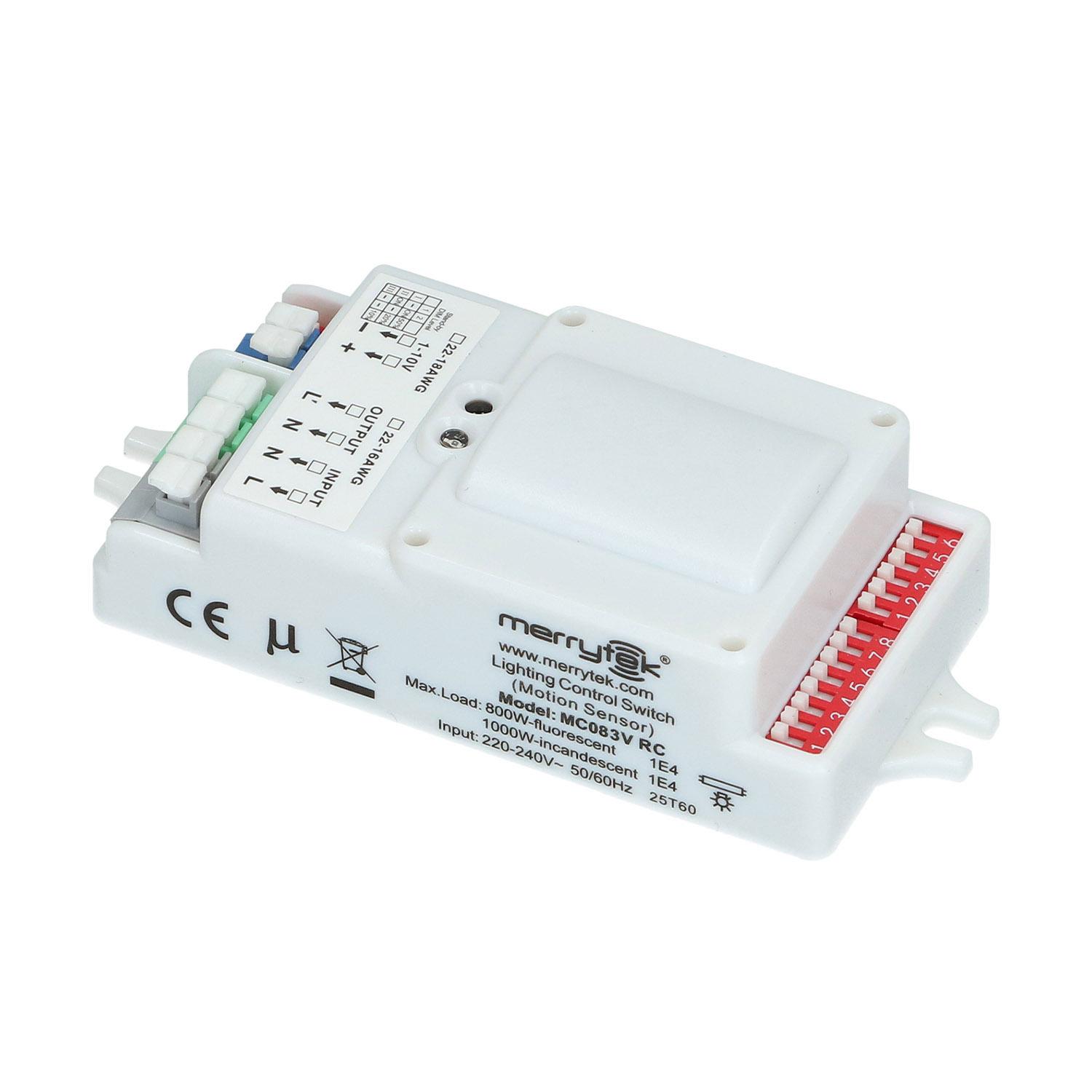 MC083VRC Merrytek 1–10V Bewegungsmelder Dimmbewegung Tageslichtsensor 220–240 V