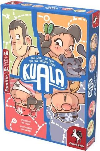 Pegasus Spiele 36020G - Kuala, Abenteuer-Comic-Spiel, 1-4 Spieler, ab 7 Jahren (DE-Ausgabe)