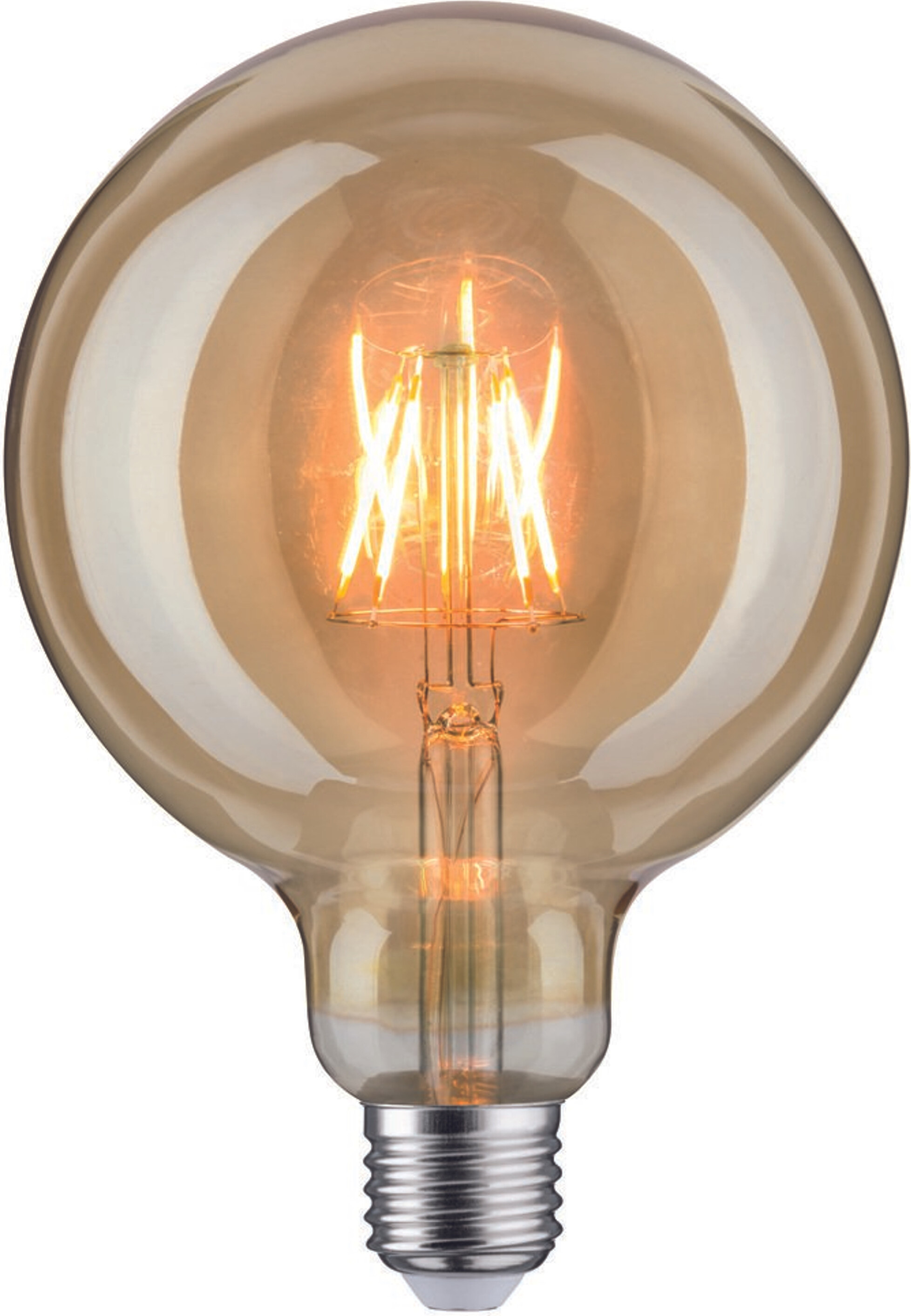 Paulmann LED Filament Globe G125 6,5W = 36W E27 Gold gelüstert extra warmweiß 1700K Goldlicht 283.81