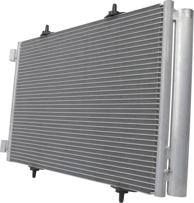 Kondensator mit Trockner Rohre parallel HELLA für u.a. PEUGEOT 207/207+