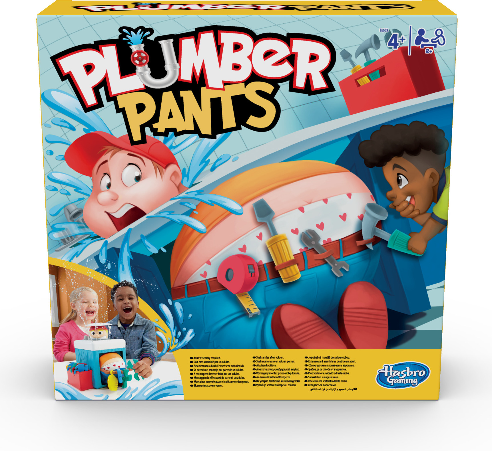 Hasbro Plumber Pants Kinderspiel/Partyspiel für Kinder ab 4 Jahren 