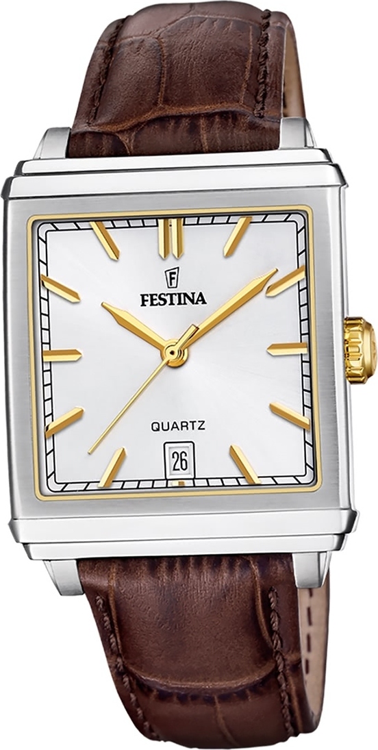 Festina pánske hodinky kožené hnedé Festina Trend náramkové hodinky D2UF20681/4