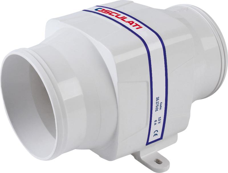 Dusch-Wasserheizung Hyperflow 7,6 m³ 24 V Osculati 16.175.02