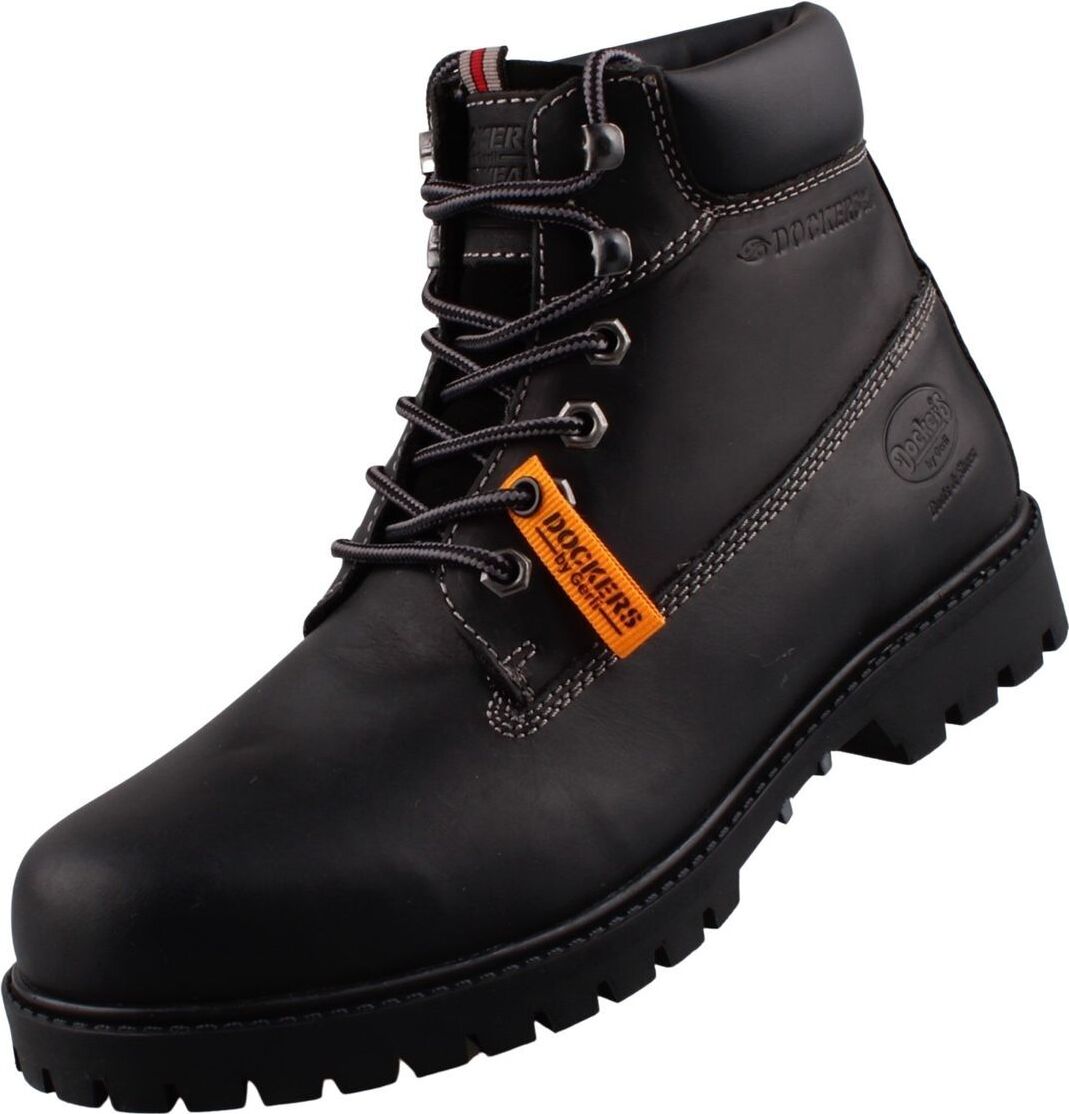 DOCKERS by Gerli Boots - Pánske zimné topánky Kožené topánky Black 53AX003-400100 , veľkosť: EU 43 UK 9