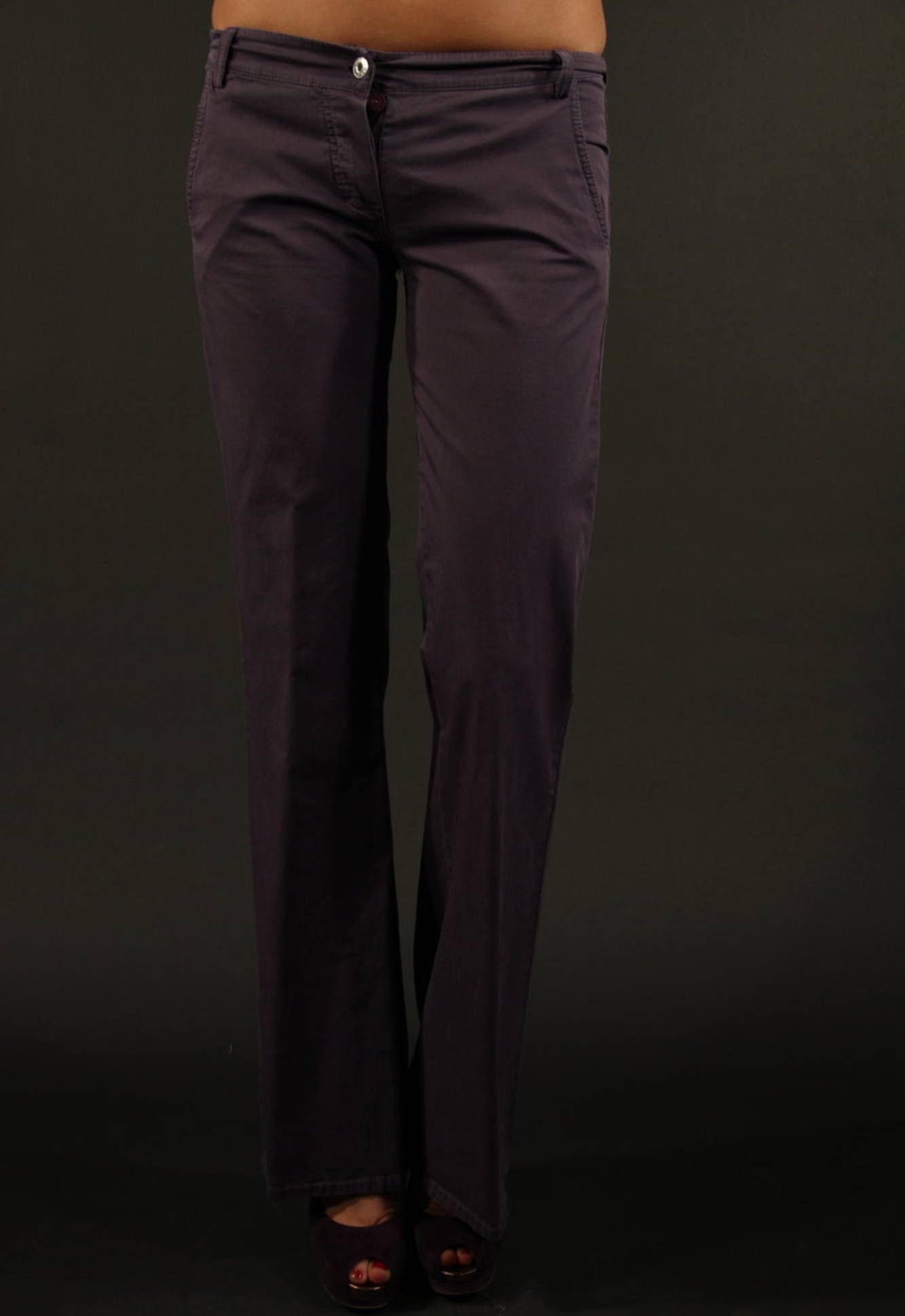 DENNY ROSE Damen 2-TASCHEN-HOSE Violett 7480_VIOLA_VIOLA : Größe - S Größe: S 7480_VIOLA_VIOLA_S
