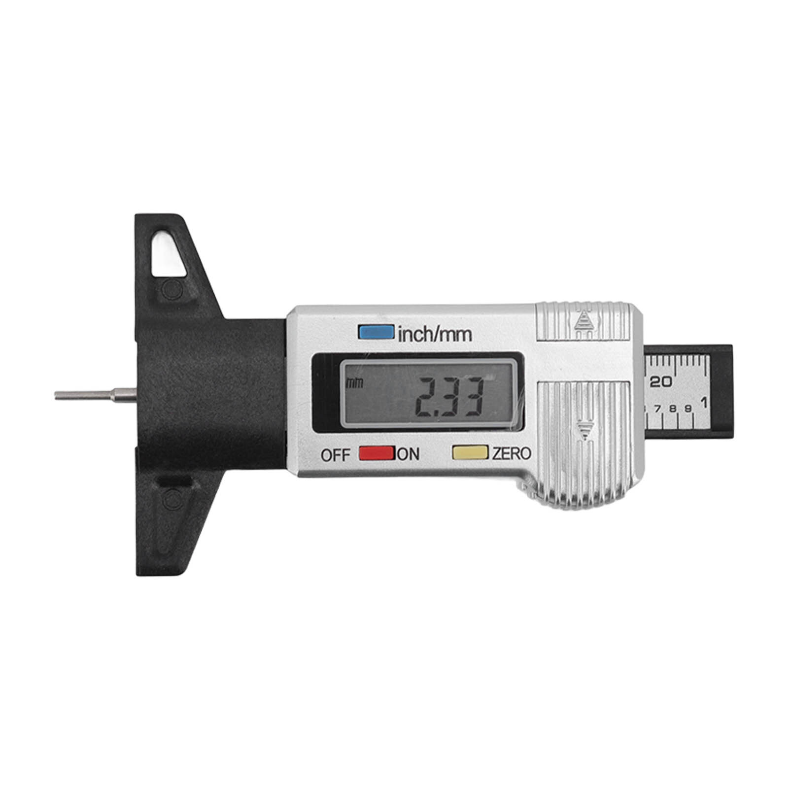 Cocosity Reifenprofiltiefenmesser,Digitaler Reifenprofiltiefenmesser,Reifenprofiltiefenprüfer,Reifenprofiltiefenmessgerät,Reifenprofiltiefenmessgerät,Reifenprüfgerät