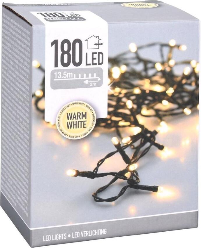 SELF IMPORT AGENCIES S.i.a. Kerstverlichting 13.5M 180 Led Lampjes Ip44 AX8401030