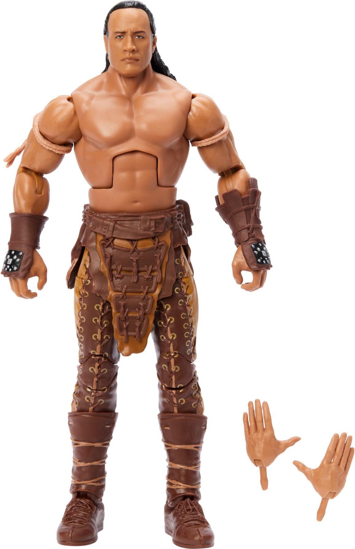 Mattel WWE Elite Action-Figur & Zubehör, 6-Zoll-Sammlerstück The Rock als Scorpion King