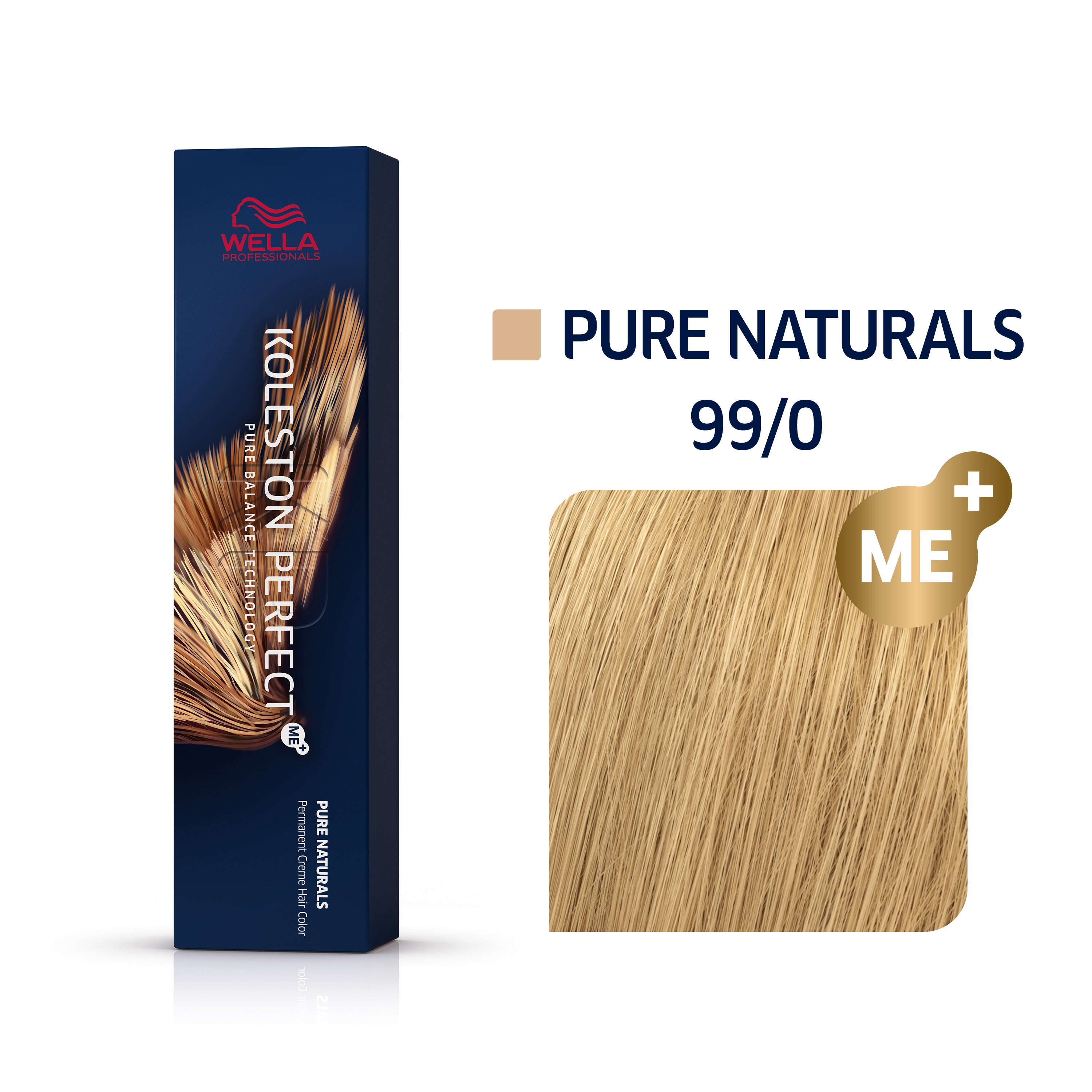 Wella Professionals Koleston Perfect Me+ Pure Naturals Profesionálna permanentná farba na vlasy 99/0 60 ml