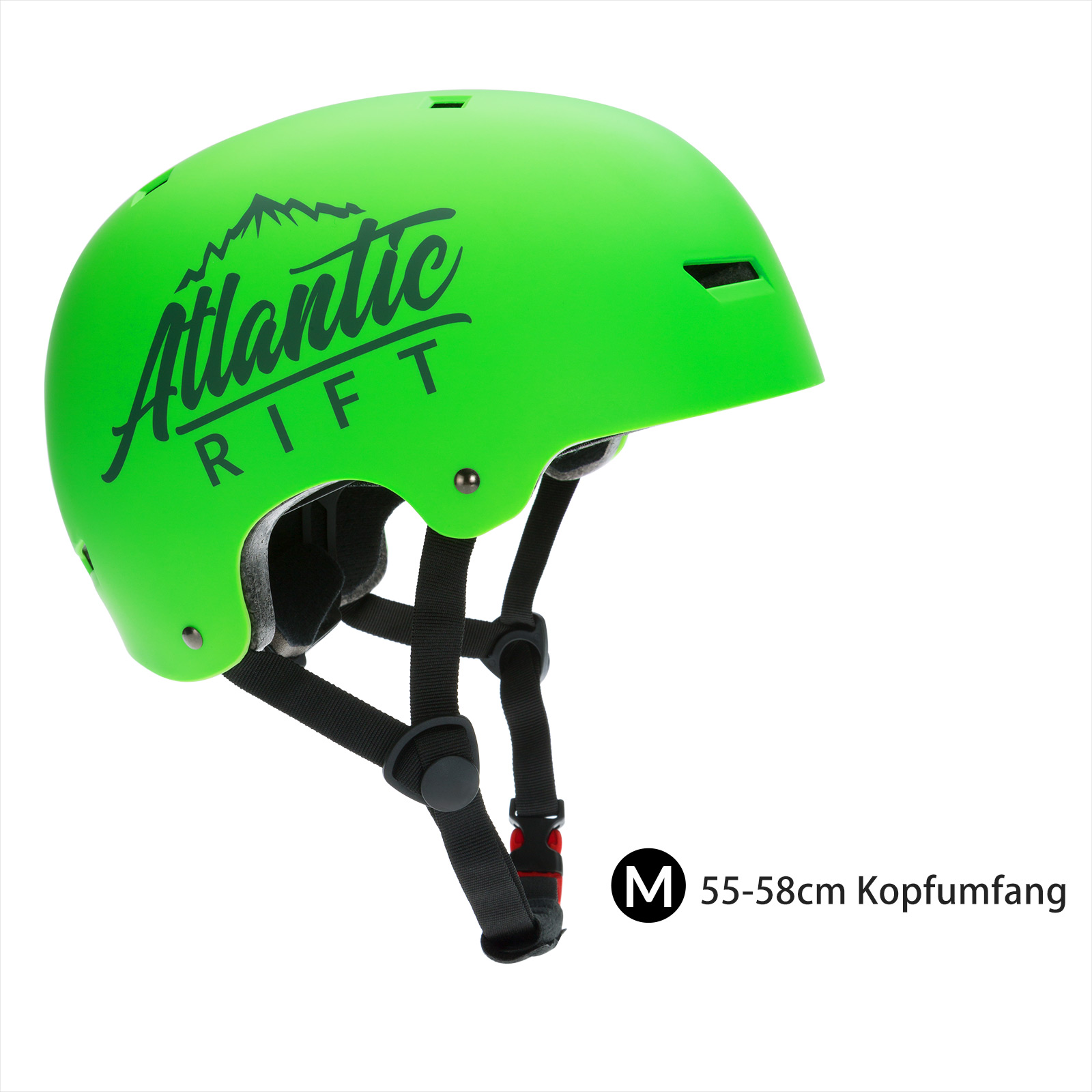 Skaterhelm Kinder Helm für BMX Fahrrad Skateboard Scoot Ride Helmet für Kopfumfang 55-57cm Verstellbar W099 