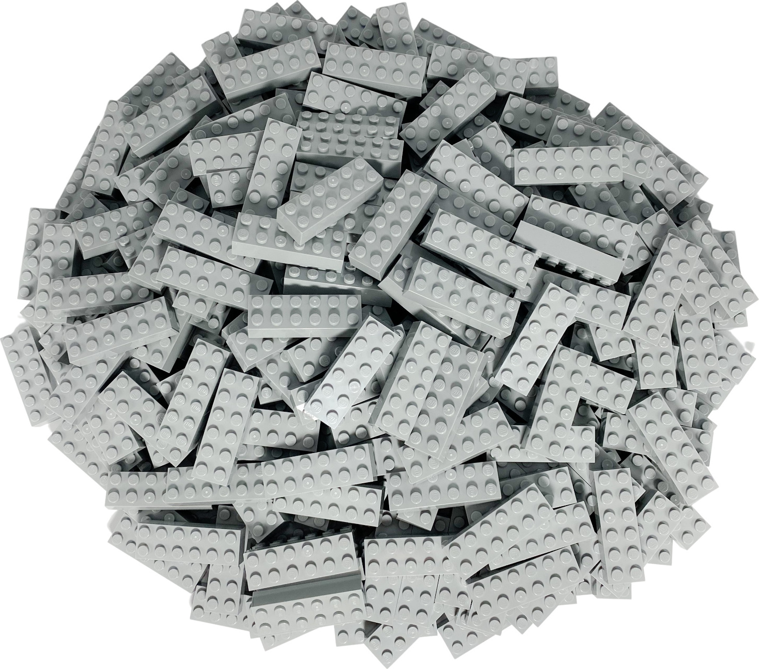 LEGO® 2x6 kociek Vysoké kocky Svetlo šedá - 2456 NEW! Množstvo 100x