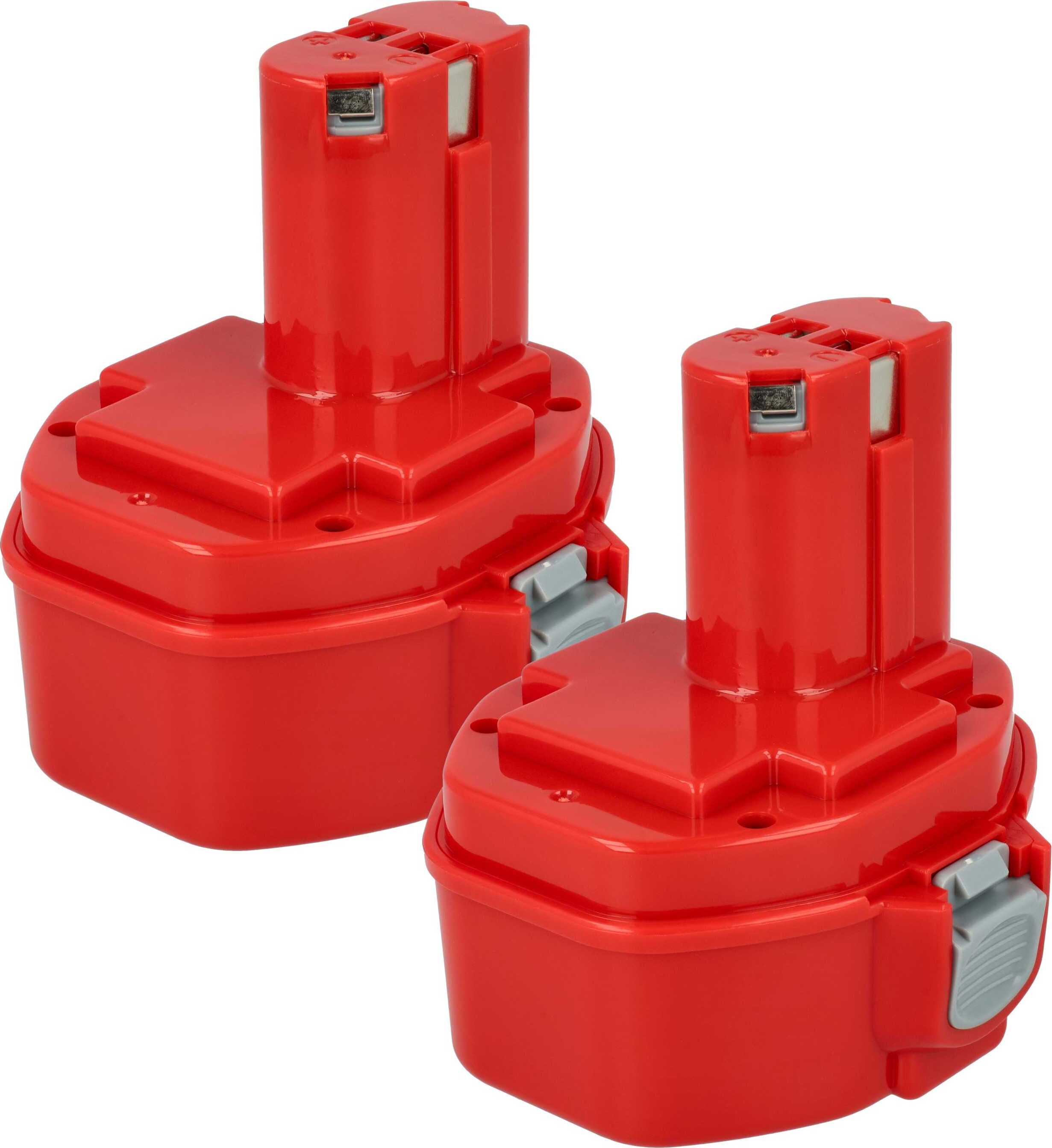 vhbw 2x Akku kompatibel mit Makita ML143 Flashlight, UB140D, ML140 Flashlight, ML142 Flashlight, ML141 Flashlight Werkzeug (3000 mAh, NiMH, 14,4 V) 118261117-9