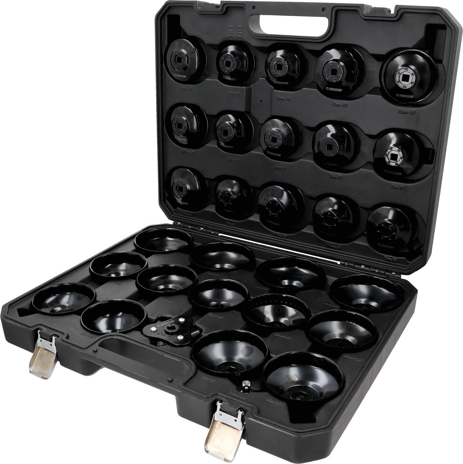 KS Tools COMPETITION 3/8" lfilterschlssel-Satz, 30-tlg 512.5075