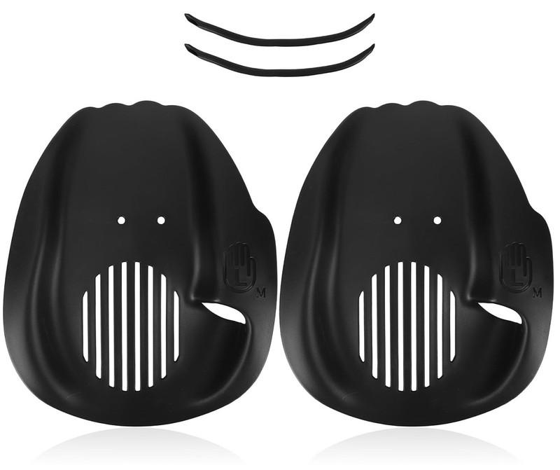 Welikera Schwimmhandpaddles Set 19x15cm, Schwimmtraining Zubehör für Kraft & Technik, Hand Paddles für Pool Training & Verein KAUF-INTT-OD2048-2-004