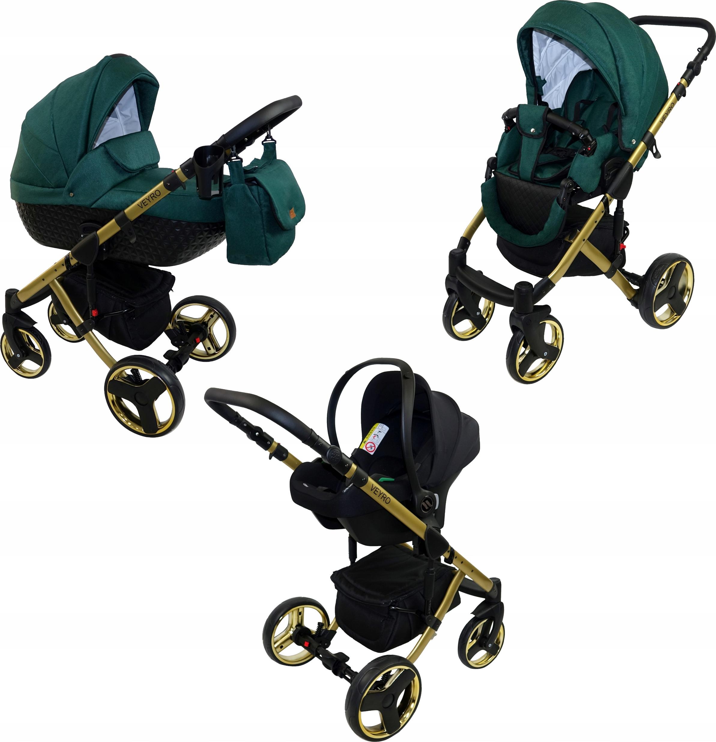 Kinderwagen 3In1 Mit Sitz Und Kinderwagen Cosmo Basic 0+, Tief