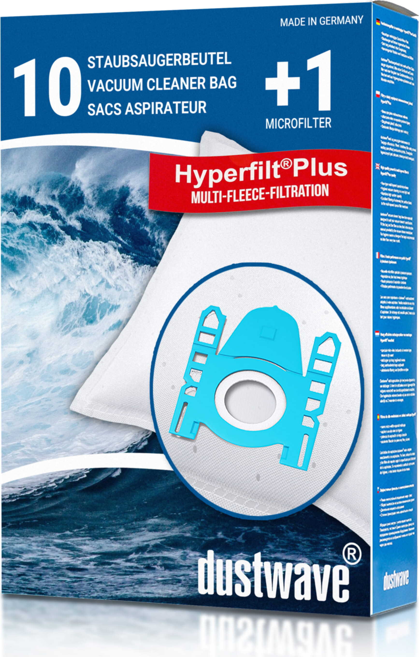 Dustwave Staubsaugerbeutel 20er Pack – Für Rowenta RO3945, Mit Microfilter