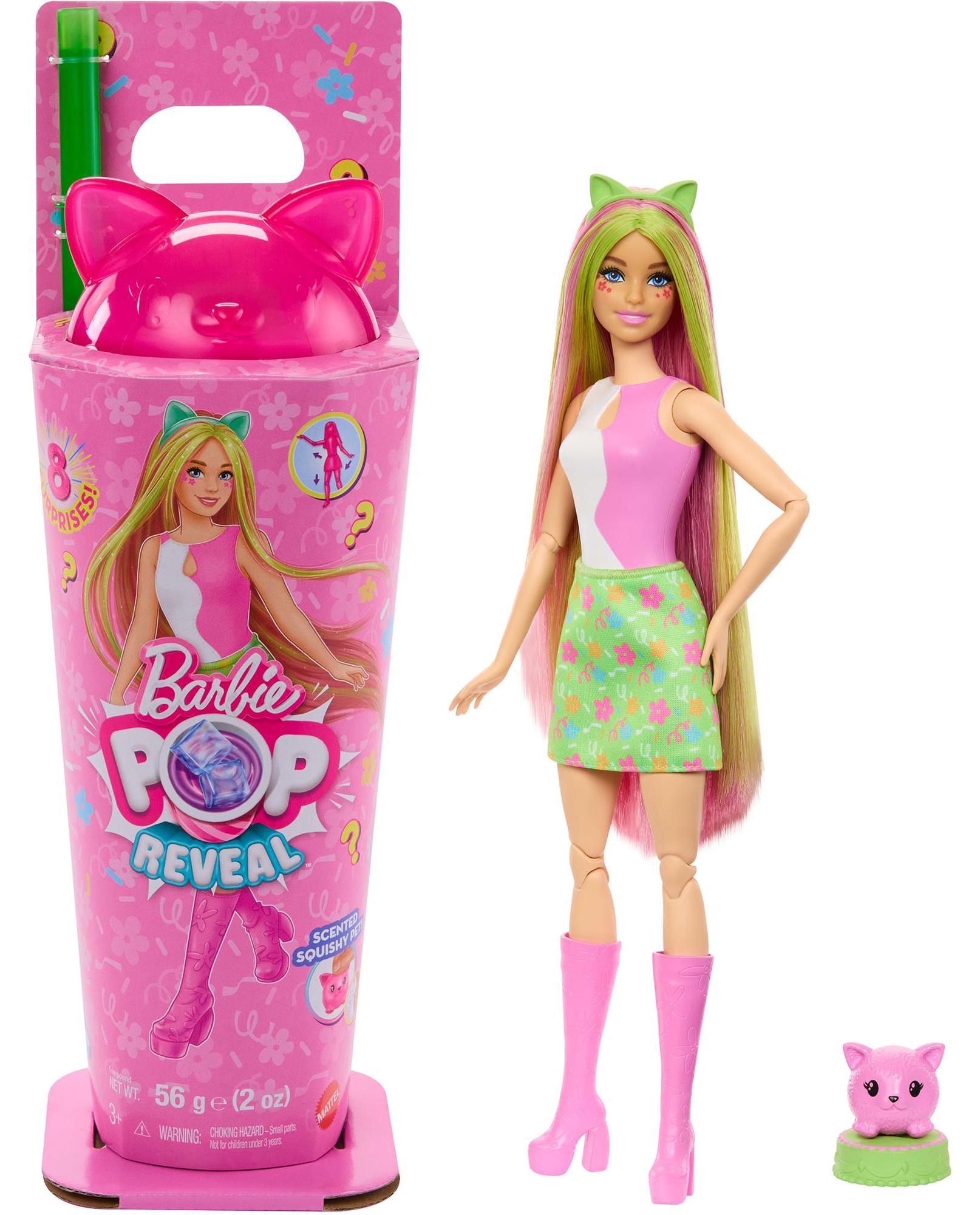 Mattel Barbie Barbie Pop! Reveal Barbie Shakes Serie - Häschen-Barbie, Puppe JCN88