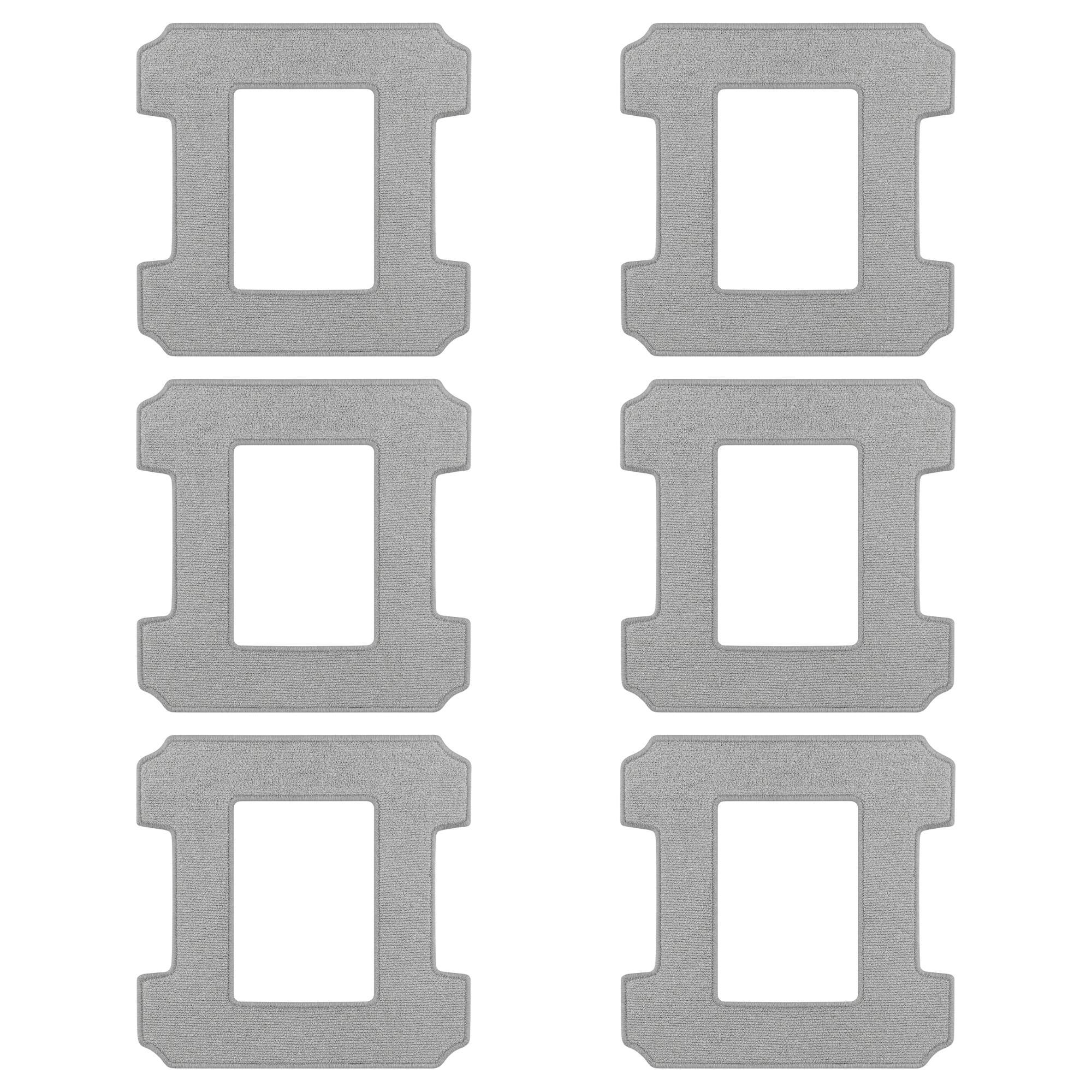 Reinigungstuch für Ecovacs Winbot W1 / Winbot W2 / Winbot W2 Pro / Winbot W2 Omni [6er-Pack] Wiederverwendbarer, waschbarer Mopp Phonillico® prod10551