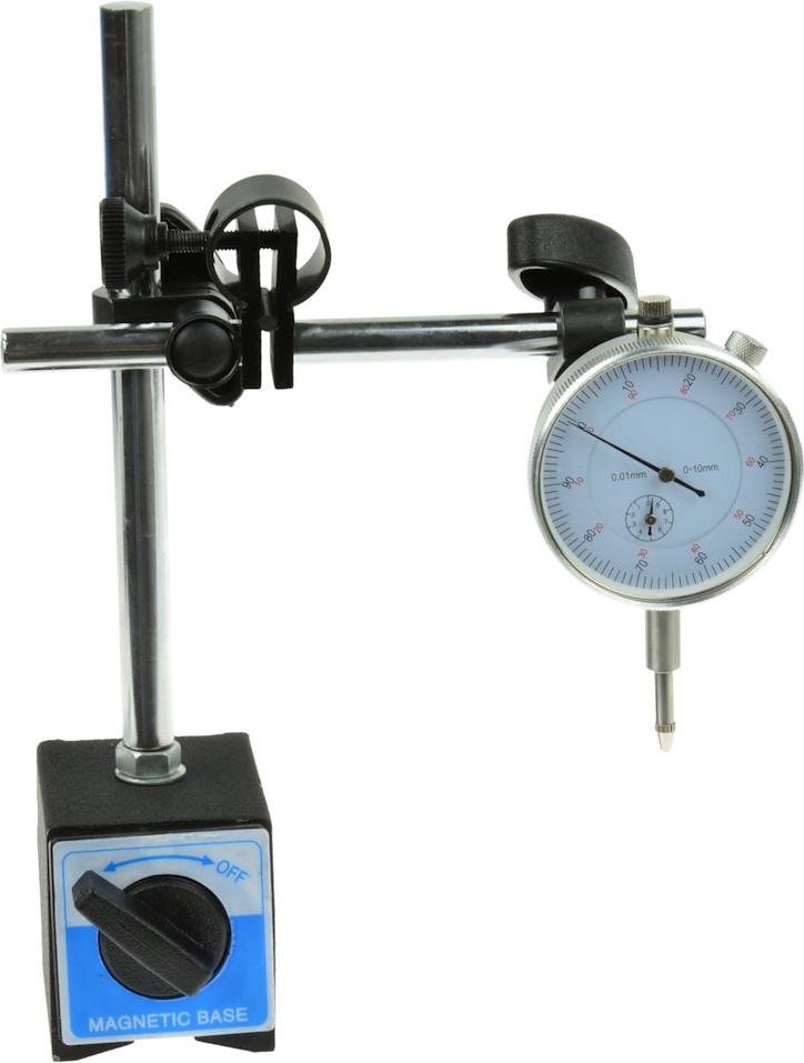 BSD Messuhr 10/0,01 Mm Auf Einem Magnetständer