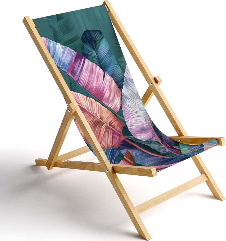 Displayhersteller Liegestuhl tropischer Blätterwald bunt 13-394-bunter-blaetterwald-p
