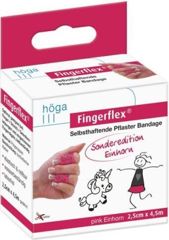 HÖGA-PHARM Fingerflex 4,5mx2,5cm pink Einhorn 1 St 15571642