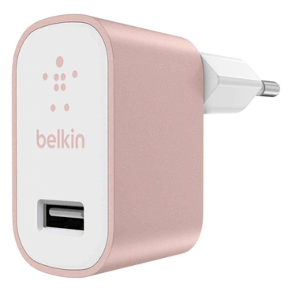 Belkin MIXIT Metallic Home Charger, Auto, Vnútorný, AC, Ružová, Biela