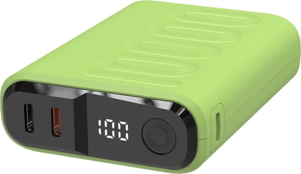 RealPower Powerbank PB-10000C PD+ 3xType-C hellgrün 458438