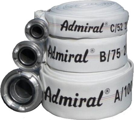 profibau Bauschlauch komplett eingebunden TYP B-75 mm, 20 Mtr.