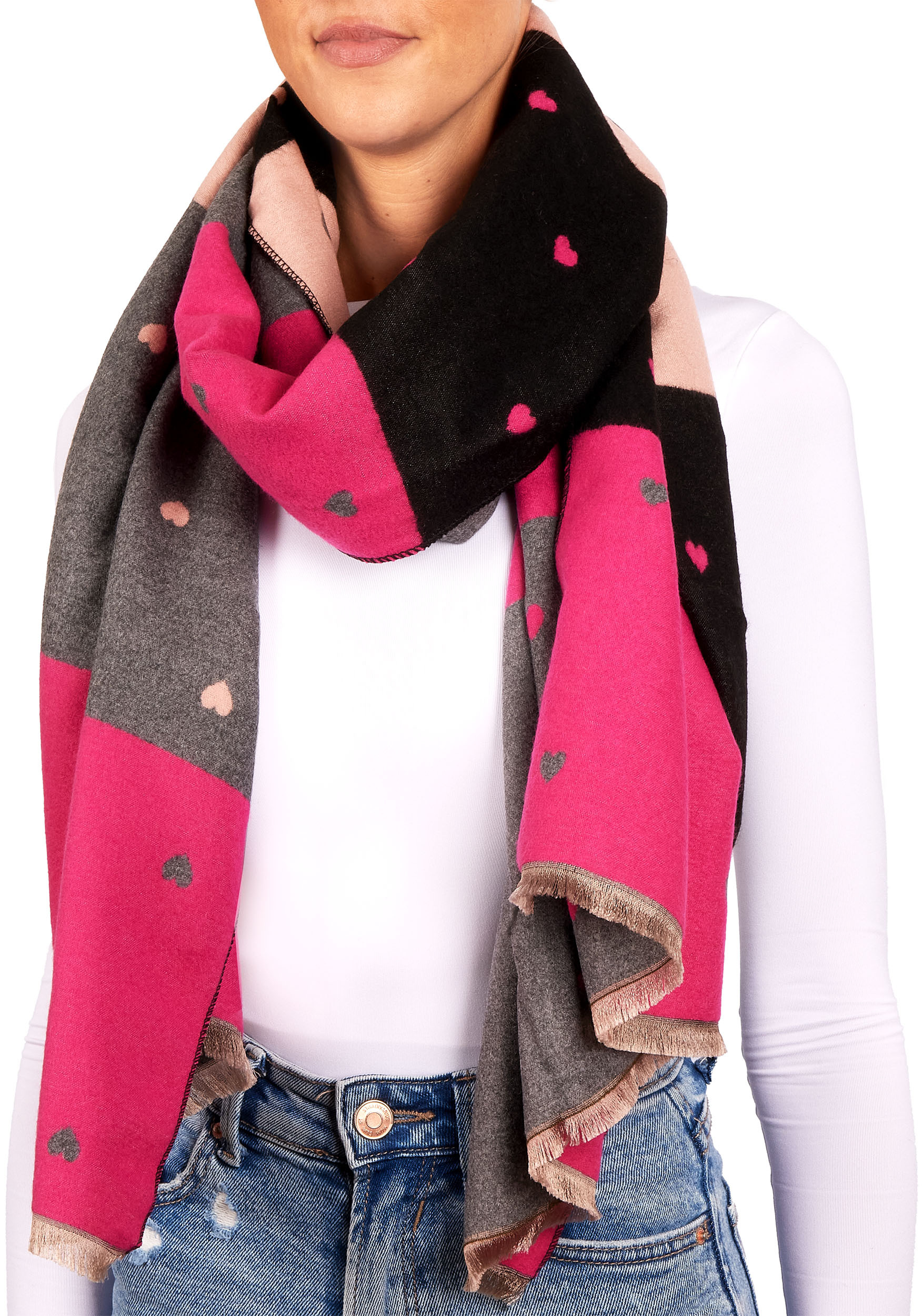 BRUBAKER Cashmirillo Weihnachtsschal Für Damen Und