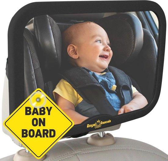 Famanu Babyspiegel Sicherheits Spiegel für die Rückbank - Schwarz SHSHOP