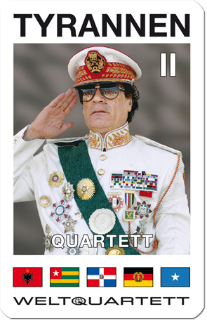Weltquartett TYRANNEN-QUARTETT II – Schwarzer Humor & Diktatoren-Kartenspiel 1002