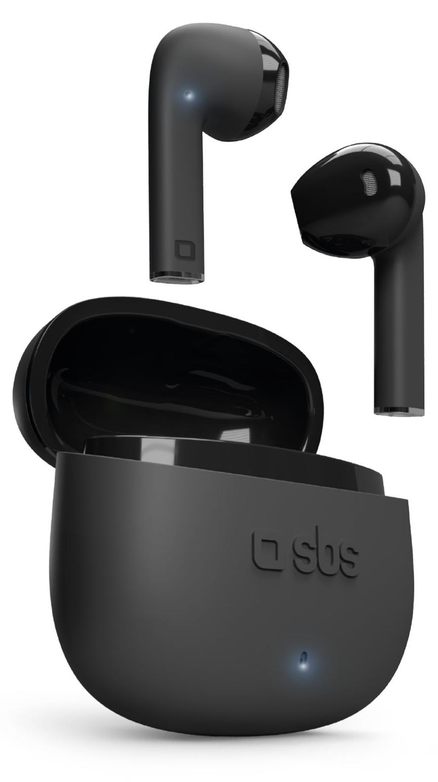 SBS One Color, True Wireless Stereo (TWS), 20 - 20000 Hz, Hovor / hudba, 50 g, Slúchadlá s mikrofónom, Čierna
