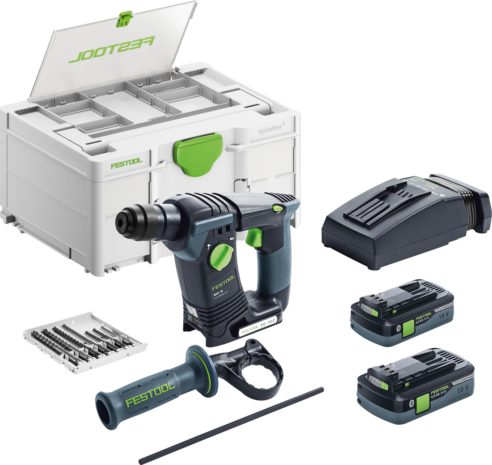 Akumulátorová príklepová vŕtačka Festool BHC 18 HPC 4.0 I-Plus