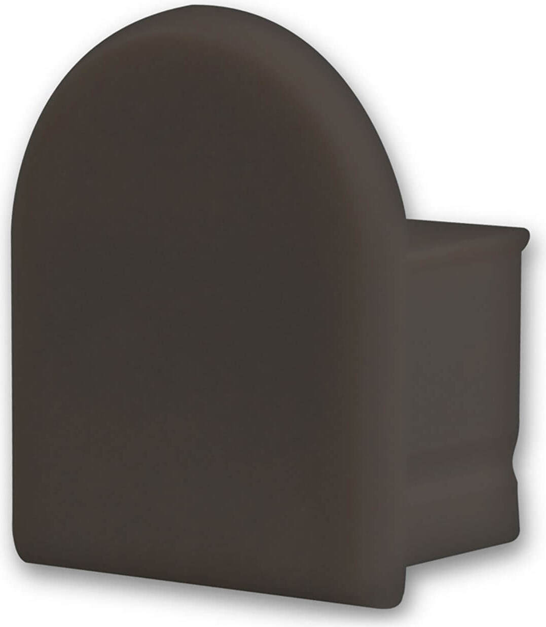 ISOLED Endkappe EC13B schwarz für Profil SURF12 BORDERLESS, 1 STK 113217
