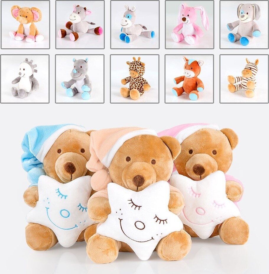 Mixibaby 50 Stück Kuscheltier Plüschtier Teddybär Babyspielzeug Spielzeug Motive, Model:Igel 965619281