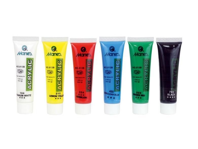 Acrylfarben 6 Farben MARIES