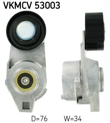 SKF VKMCV 53003 Spannrolle Keilrippenriemen für VOLVO B 12 FH 16 NH 12 FM 7 FL 12