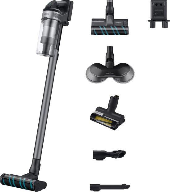 Samsung VS20B75A9R5, Tyčový vysávač 2 v 1, Bezvreckové, Čierna, Strieborná, Modrozelená, Suchý, Viaccyklónový, 86 dB