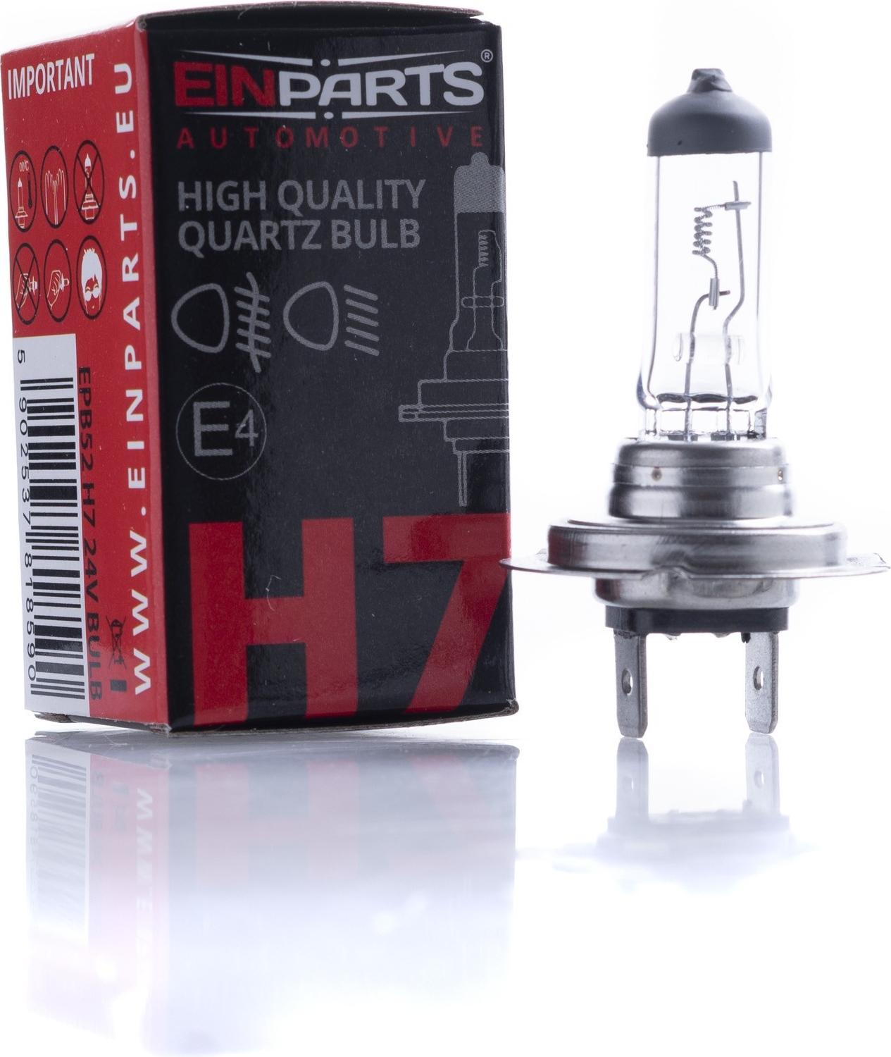 EinParts Automotive EinParts Halogenlampe H7 24V 3000K Gelb 70W PX26d 1 St. EPB52