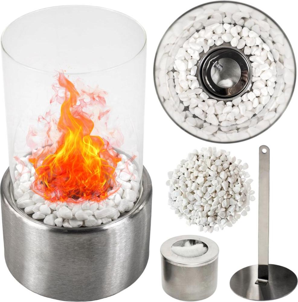 krb, voľne stojaci krb na biopalivo, stôl, terasa, Deň otcov, otec