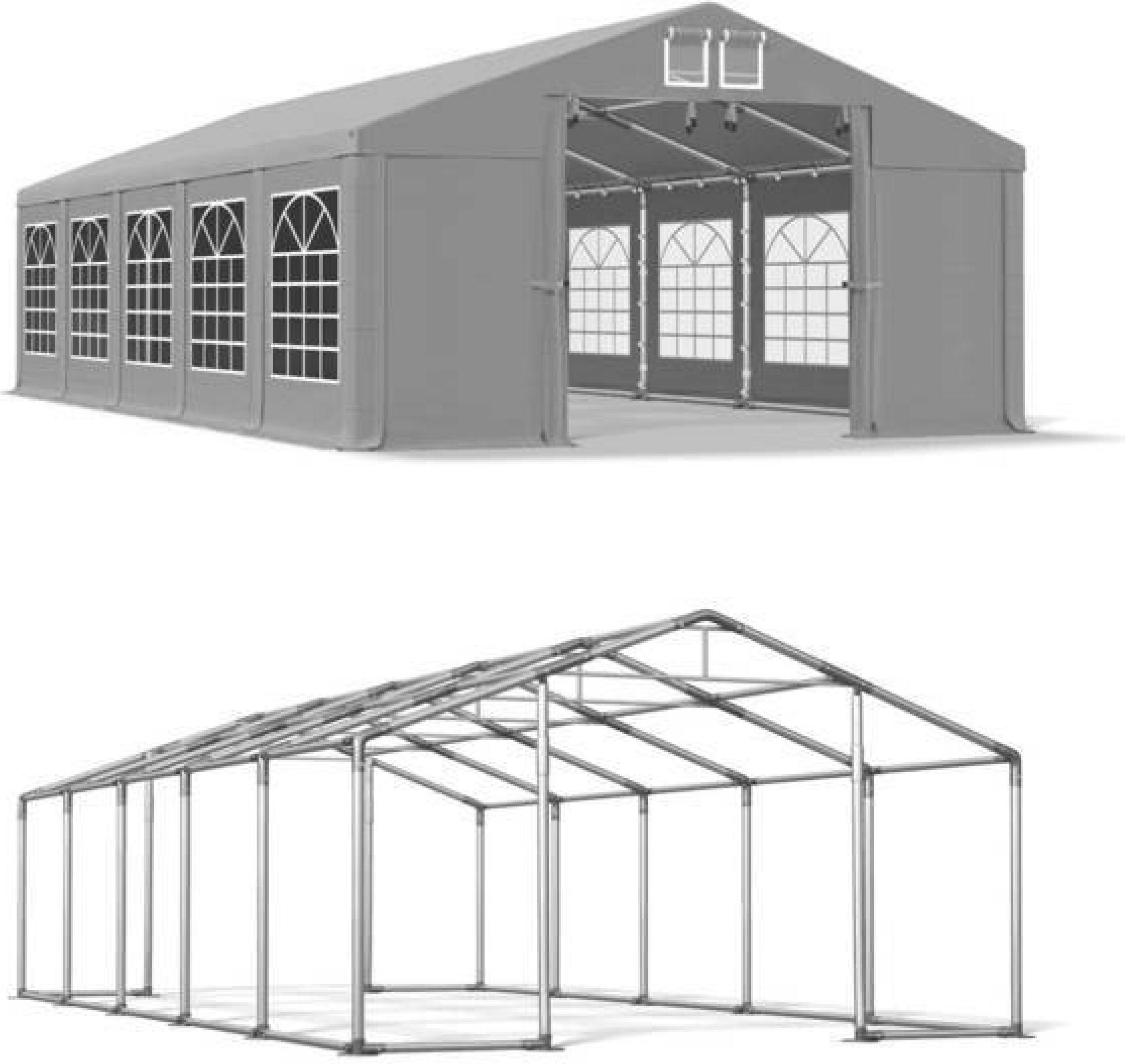 Saison Zelt 6x10 Grau WINTER ISD