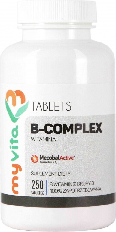 Myvita Vitamin B-Complex 100 - 250 Tablets With Long Expiry Date