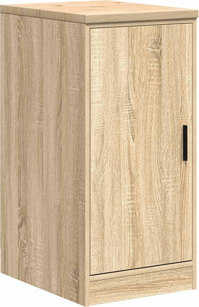 vidaXL Garážová skriňa Sonoma dub masív borovica