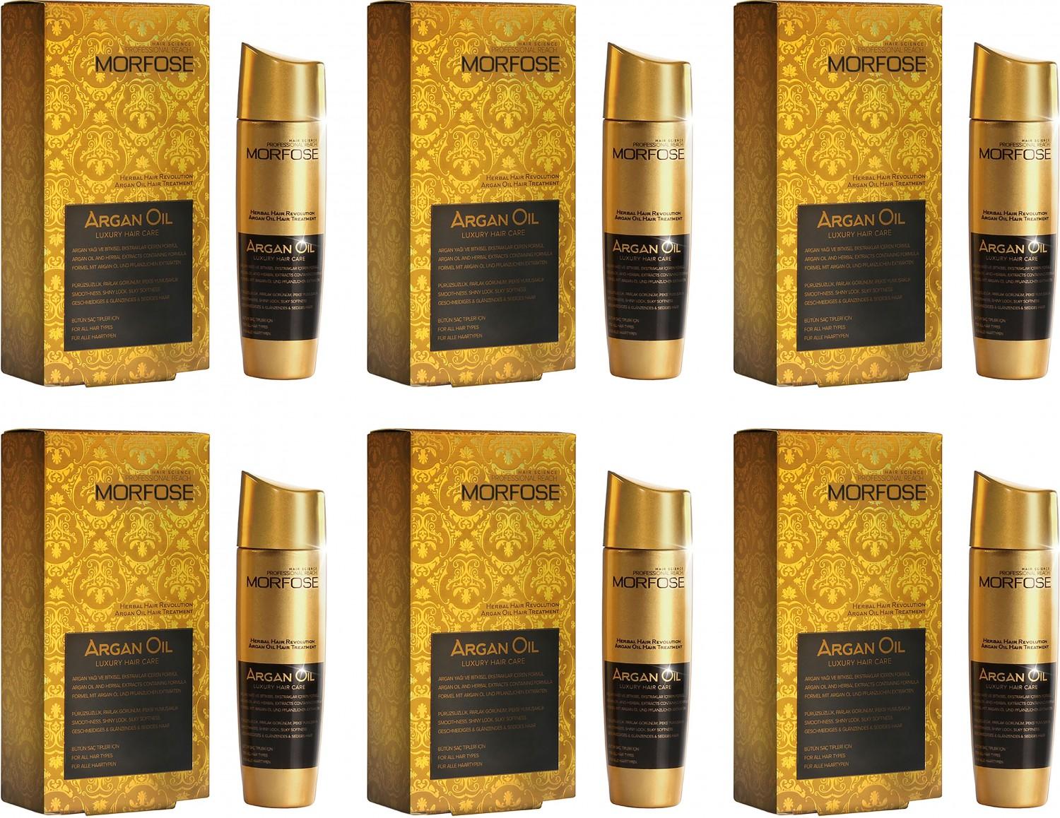 Morfose Argan-Öl Luxus Haarpflege 6x100 ml