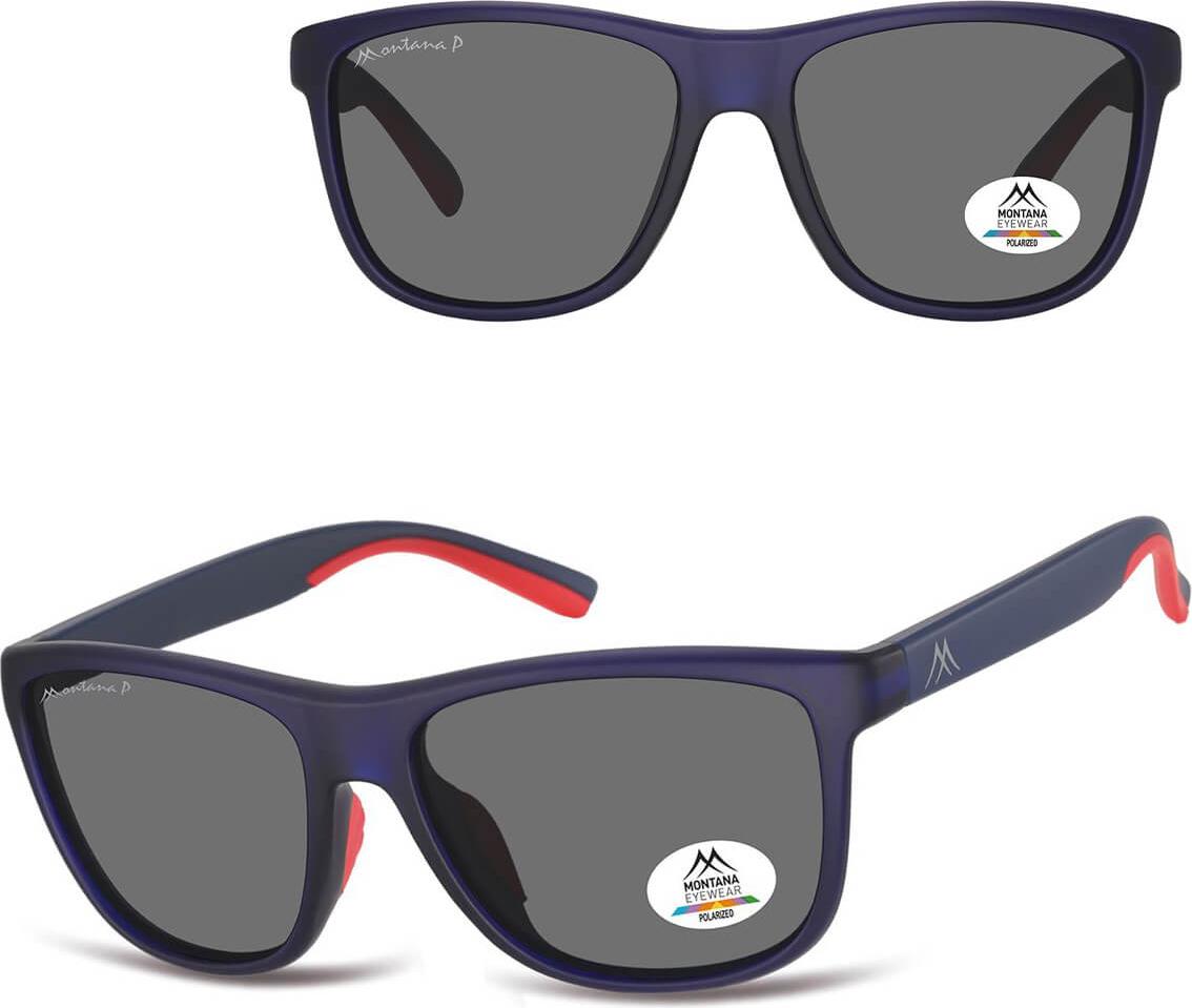 montana STMAX8B Sport-Sonnenbrille Marineblau Schwarz