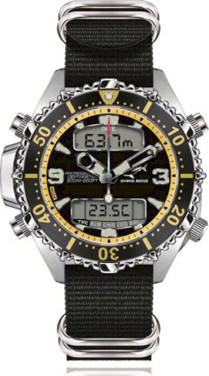 Chris Benz Hodinky pre ženy, mužov a ženy CB-D200X-Y-NBS