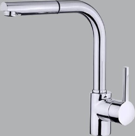 Teka Kchenarmatur ARK 938 Chrom, schwenkbarer Auslauf, Auszugbrause NEW-1325