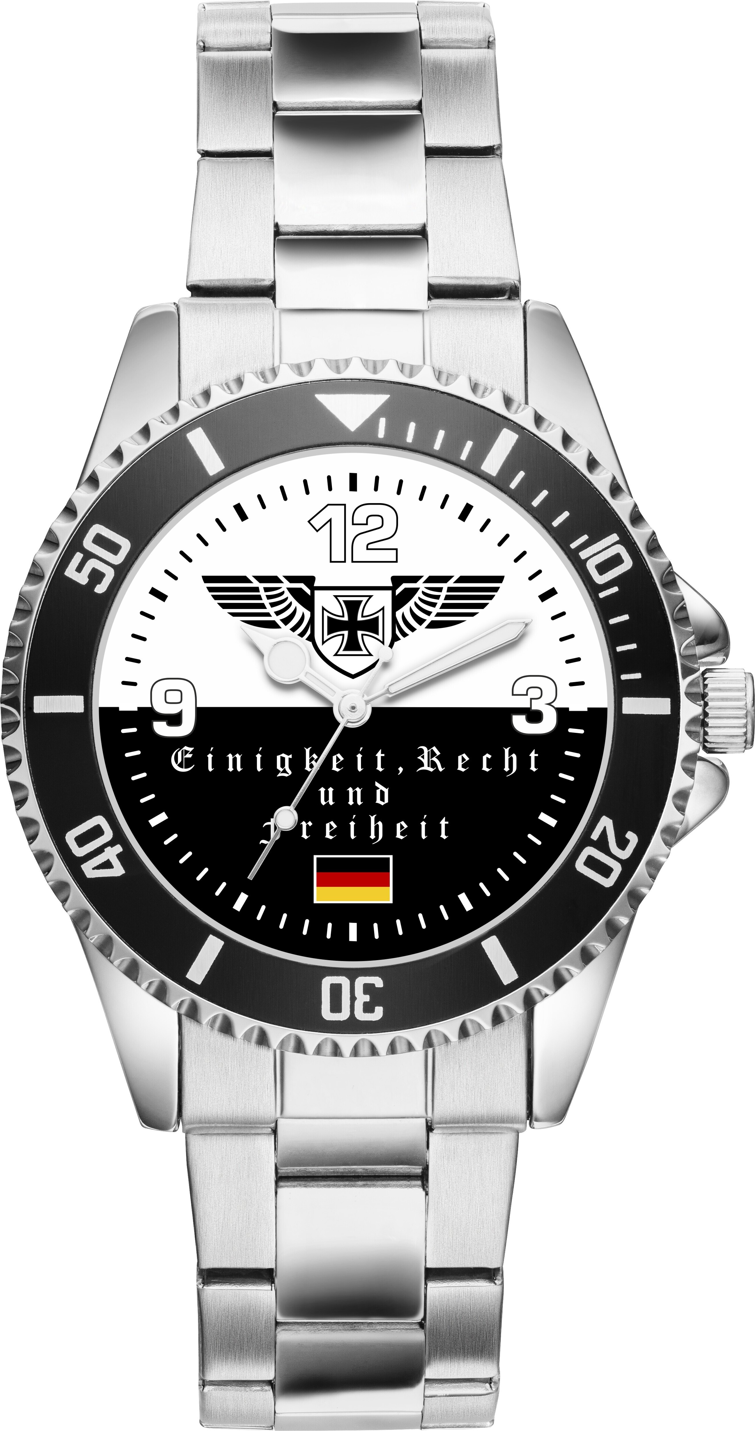 KIESENBERG Herrenuhr Armbanduhr Geschenk für Soldat BundeswehrArtikel Analog Quartz 6036